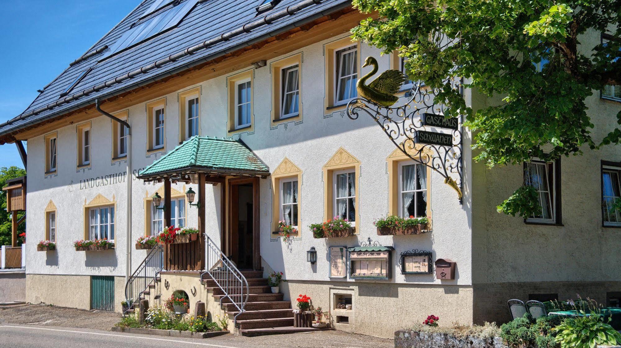 Landgasthof Zum Schwanen Hornberg Exterior foto